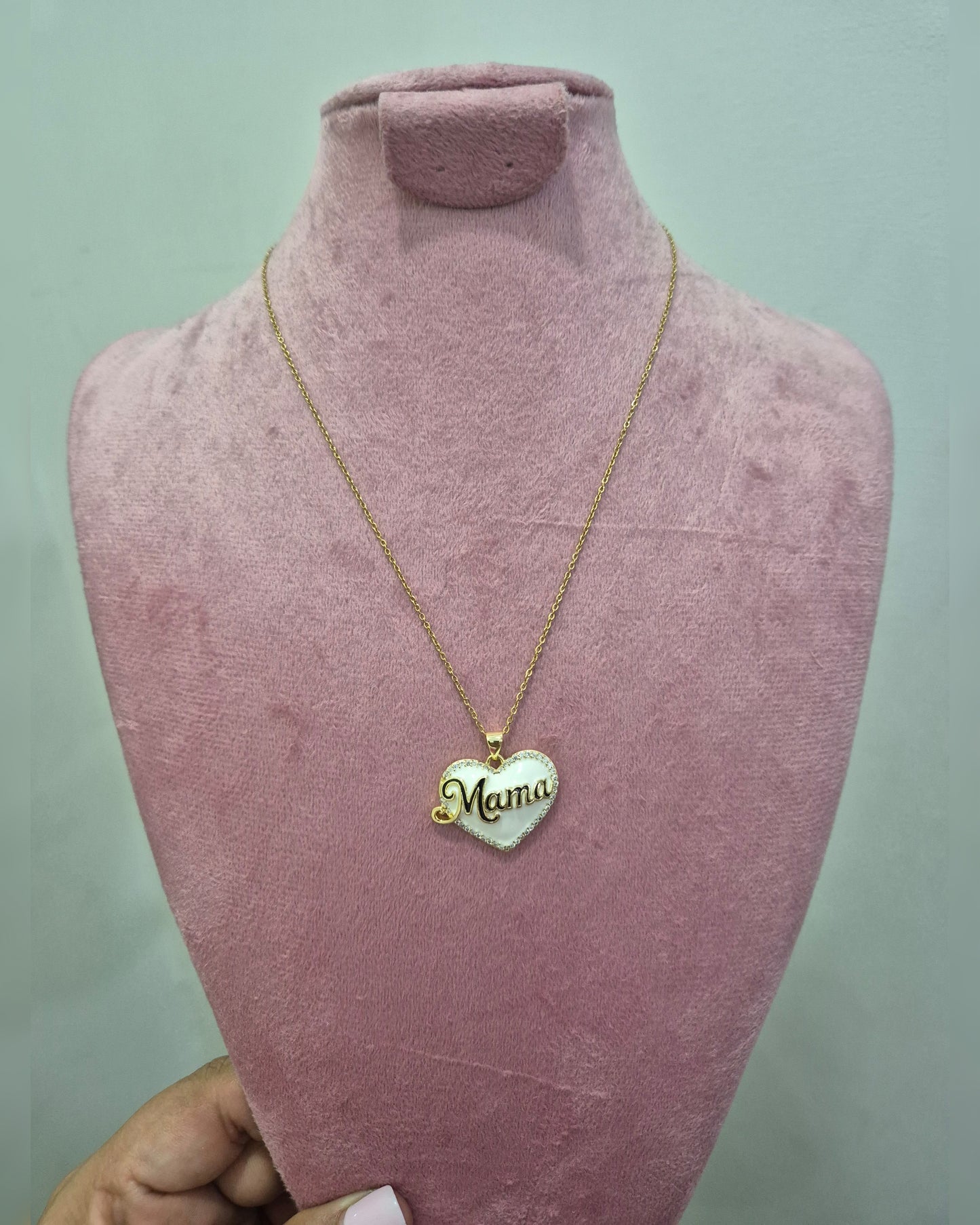 Cadena + dije Mamá