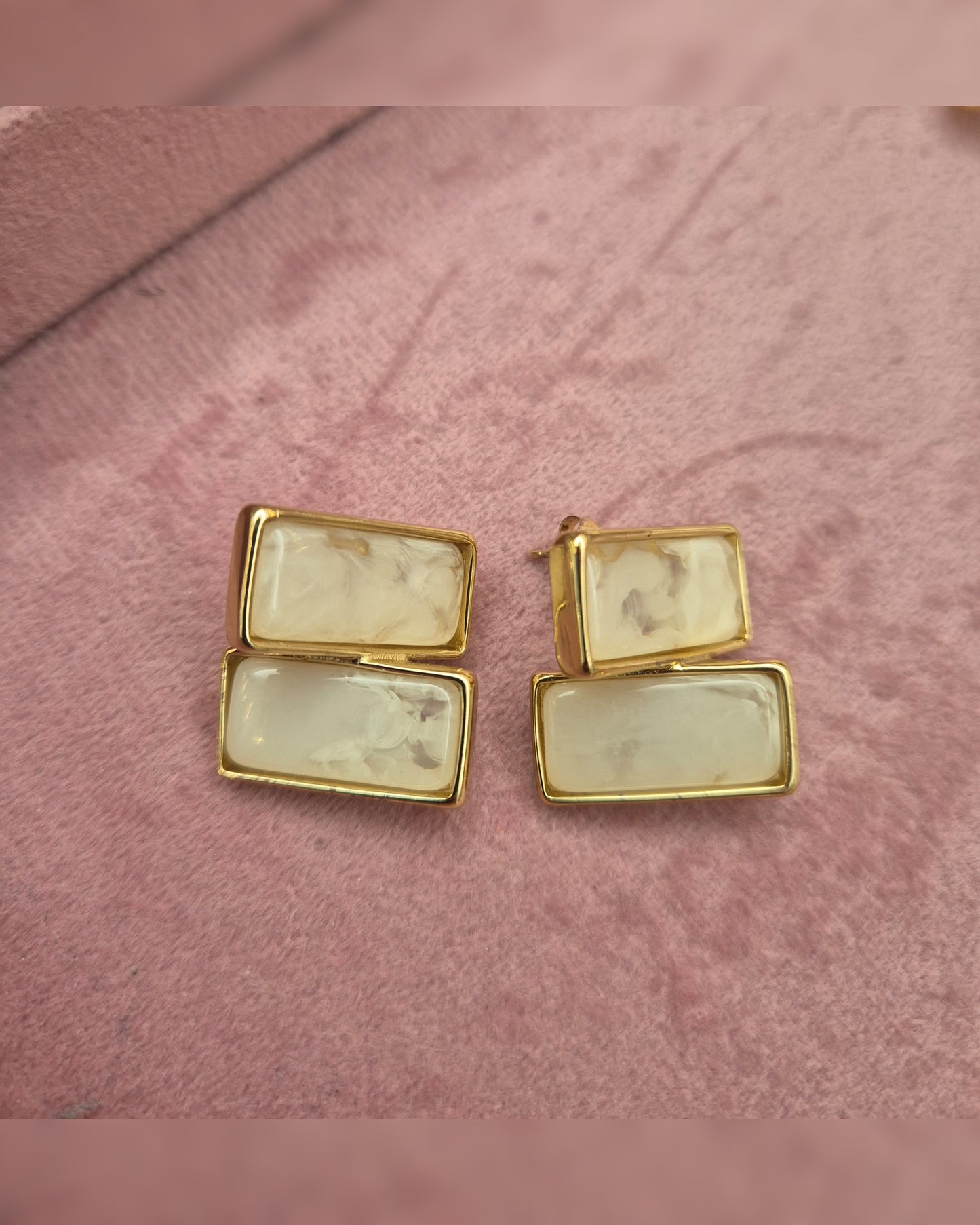 Arete irregular esmaltado
