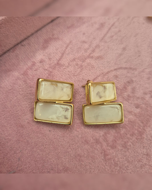 Arete irregular esmaltado