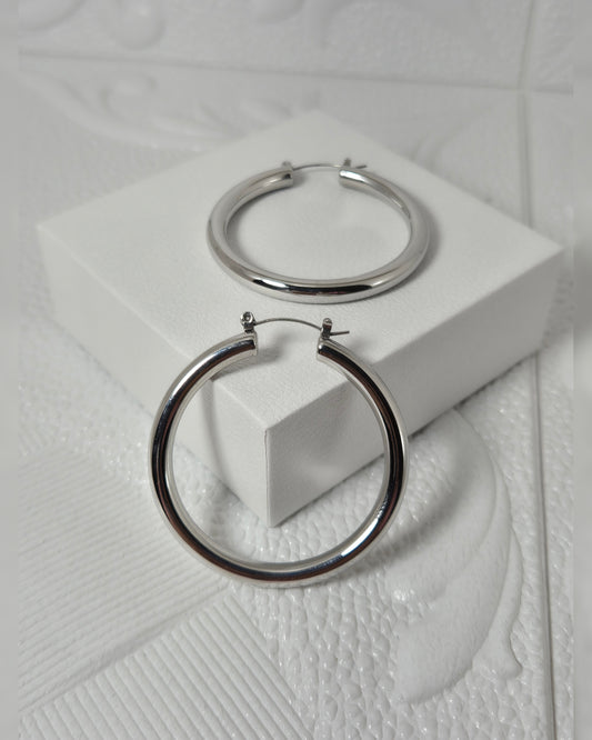 Maxi Argollas Silver