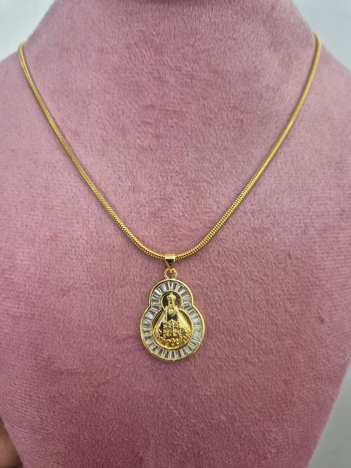 Cadena + Virgen de Suyapa