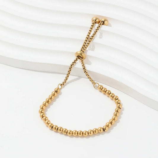 Pulsera Balines ajustable 4mm