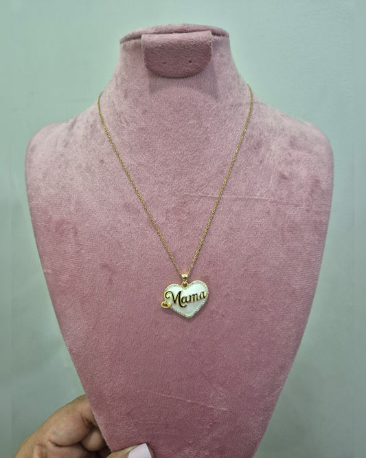 Cadena + dije Mamá