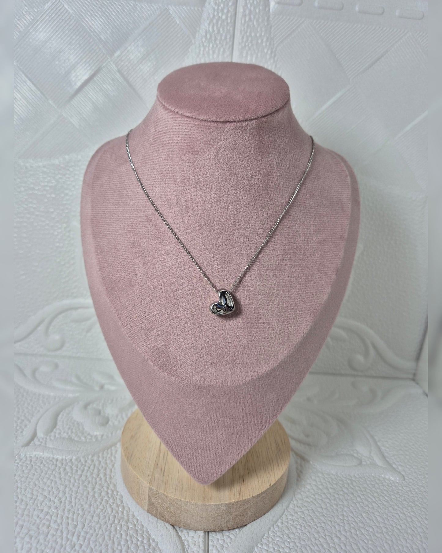 020726 Cadena dije Heart Silver